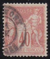 France   .    Y&T   .   70       .     O      .   Oblitéré - 1876-1878 Sage (Tipo I)