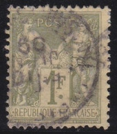France   .    Y&T   .   82      .     O      .   Oblitéré - 1876-1898 Sage (Type II)