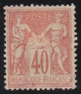 France   .    Y&T   .   94   (2 Scans)    .    (*)    .      Neuf Sans Gomme - 1876-1898 Sage (Type II)