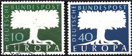 Germany FRG 1957 - Mi 268/69v - YT 140/41 ( Europa CEPT : Stylized Tree ) - 1957