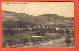 ZSD-09  Moudon  Vue Générale Arrière Pays. Cachet 1911. Burgy 54452 - Moudon