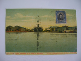 CHILE - POST CARD FROM ARMADA CHILENA, CRUCERO "ESMERALDA" SENT IN 1913 IN THE STATE - Chile