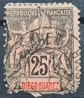 DIÉGO SUAREZ 1892 - Canceled - YT 32 - Damaged On Lower Left Corner! - Used Stamps