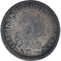 Monnaie, États Italiens, NAPLES, Ferdinando IV, 3 Tornesi, 1791, Naples, TB - Napels & Sicilië