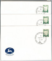 49107 - ISRAEL - POSTAL HISTORY:  SET Of 12 POSTMARKS   NEW POST OFFICES 1967 - Altri & Non Classificati