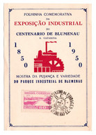 BRASIL. Centenario De Blumenau (1950). Exposición Industrial. - Markenheftchen
