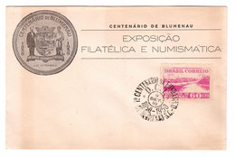 BRASIL. Centenario De Blumenau (1950). Sobre Conmemorativo. - Postzegelboekjes