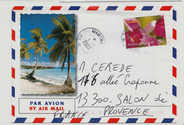 Polynésie Française N°699 SUR LETTRE  DE  MAHINA POUR LA FRANCE 1/12/2003 - Cartas & Documentos