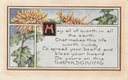 May All The Worth In All The Earth .  .  .  .  .  .  Be Yours On This Thanksgiving - Thanksgiving