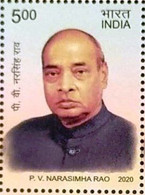 India 2020 UNISSUED / WITHDRAWN VERY RARE P. V. Narasimha Rao ,Former PM Of India (**) Inde Indien , Only 2 Avaliable - Storia Postale