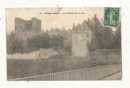 Cp, 86, CIVAUX ,le Château De La Tour, Voyagée - Other & Unclassified