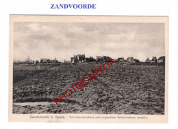 ZANDVOORDE-CARTE  Imprimee Allemande-Guerre 14-18-1 WK-BELGIQUE-BELGIEN-MILITARIA- - Zonnebeke