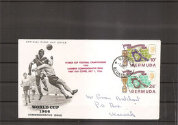 Coupe Du Monde En Angleterre -1966 ( Lettre Des Bermudes De 1966 De Warwick Vers L'intérieur à Voir) - 1966 – Inglaterra