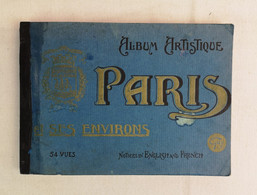 Album Artistique Paris Et Ses Environs.  54 Vues. Notices In English And French. - Sonstige & Ohne Zuordnung