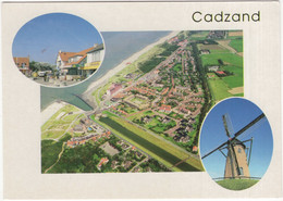 Cadzand - (Zeeland, Nederland) - Molen, Dorp, Luchtopname - Cadzand