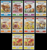 994/1003** - Champignons I / Paddestoelen I / Pilze I / Mushrooms I - BURUNDI - Unused Stamps