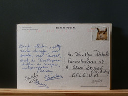 A14/614  CP PORTUGAL POUR LA BELG. - Storia Postale