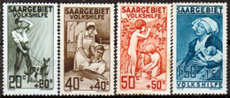 Sarre-87- Original Values Issued In 1926.(+) Hinged - Quality In Your Opinion. - Sonstige & Ohne Zuordnung