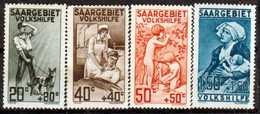 Sarre-88- Original Values Issued In 1926.(+) Hinged - Quality In Your Opinion. - Other & Unclassified