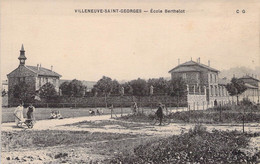 CPA - 94 - VILLENEUVE ST GEORGES - Ecole Berthelot - Le Deley PARIS - Villeneuve Saint Georges