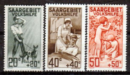 Sarre-90- Original Values Issued In 1926.(+) Hinged - Quality In Your Opinion. - Otros & Sin Clasificación