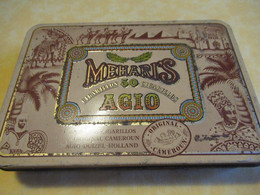 Boite Métallique Ancienne/Cigarillos/ 50 MEHARIS - AGIO/Holland/Original Cameroun/ Vers 1980-1990         BFPP232 - Dozen