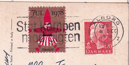 Danish Queen + ...1978 Stamps Of Danmark Over Postcard - Otros & Sin Clasificación