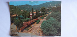 CPA - RAYOL CANADEL SUR MER 83 - MONUMENTAL ESCALIER FLEURI - Rayol-Canadel-sur-Mer