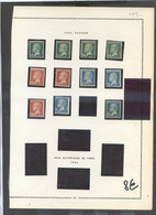 231022  TIMBRE FRANCE LOT PASTEUR ET  (OU) JO 1924 - Other & Unclassified