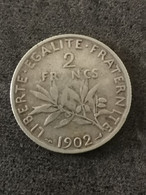 2 FRANCS 1902 ARGENT SEMEUSE / FRANCE SILVER - 2 Francs