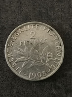 2 FRANCS 1905 ARGENT SEMEUSE / FRANCE SILVER - 2 Francs