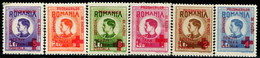 AY0669 Romania 1946 King STAMPED Red Cross 6V - Autres & Non Classés