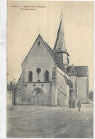 D 18. GRACAY.  EGLISE SAINT OUTRILLE  CARTE ECRITE AN 1907 - Graçay