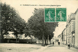 Paimboeuf * La Place St Louis Et Rue De L'église - Paimboeuf