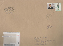 BELGIO - BELGIE - BELGIQUE - 2002 - 200F + 8F Military Uniforms - Registered - Big Envelope - Viaggiata Da Leopoldsburg - Cartas & Documentos