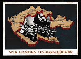 Deut. Reich: 1938, GA- Propaganda- Sonderpostkarte, Mi. Nr. P 275, 6 Pfg. Adler Auf Felsspitze, SoStpl. REICHENBERG - Ganzsachen