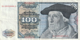 Allemagne Billet De 100 DEUTSCHE MARK 1970 Plusieurs Plis Et Trous - 100 Deutsche Mark