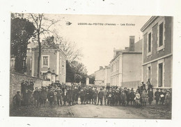 Cp, 86, USSON DU POITOU, Les écoles, écrite 1914 - Other & Unclassified