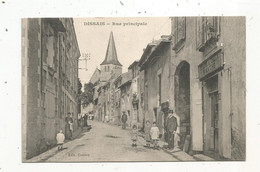 Cp, 86, DISSAIS , Rue Principale, écrite 1919 - Sonstige & Ohne Zuordnung