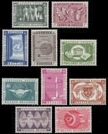 1053/1062** - Expo 58 - BELGIQUE / BELGIË / BELGIEN - 1958 – Brüssel (Belgien)