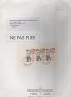 DANIMARCA - DANMARK - 2003 - 3 X 6.00 Franz Christopher Von Jessen - Big Envelope - Viaggiata Da Fyns Per Bruxelles, Bel - Briefe U. Dokumente