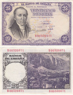 CRBS0528 BILLETE ESPAÑA 25 PESETAS 1946 SERIE B EBC - 25 Peseten