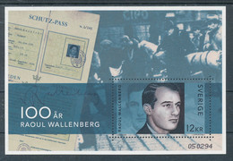 Sweden 2012. Facit # 2901, BL34. Raoul Wallenberg. MNH (**) With Control Number - Ungebraucht