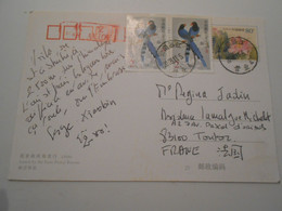 Chine , Carte De 2011 Pour Toulon - Lettres & Documents