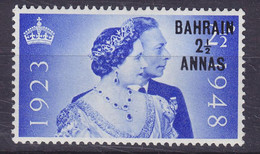 Bahrain 1948 Mi. 60, GVI. Silver Wedding MH* - Bahrain (...-1965)