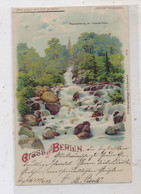 1000 BERLIN - KREUZBERG, Wasserfall Im Viktoria Park, Halt Gegen Licht / Hold To Light, 1899, Meteor - Kreuzberg
