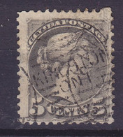 Canada 1888 Mi. 29bA Queen Victoria Deluxe 'KINGSTON ONT.' Cancel ERROR Variety 'Big Corner Tooth' (2 Scans) - Errors, Freaks & Oddities (EFO)