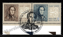 Belgium - Belgique 1999 Yvert 2817-18, Stamp Day, 150th Ann. First Stamps - Cancelled First Day - Gebruikt