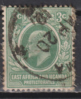 Timbre Oblitéré East Africa Et Uganda 1907 N°125 - Protettorati De Africa Orientale E Uganda