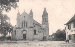 SAINT-ANDRE-le-GAZ (Isère) - La Place Et L'Eglise - Saint-André-le-Gaz